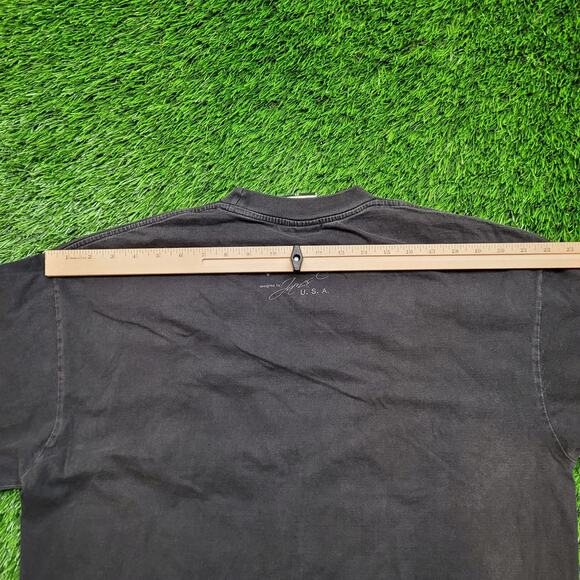 Vintage Y2K Rock Da Mic The-Grind T-Shirt XL Drop Shoulder MMA - Picture 11 of 13